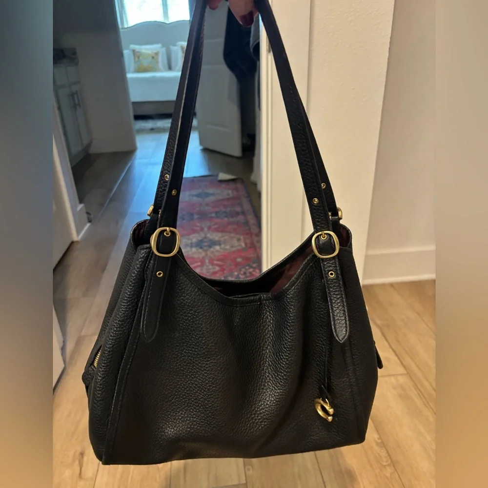 Coach Bella Leather Shoulder Bag - Picture 2 of 16